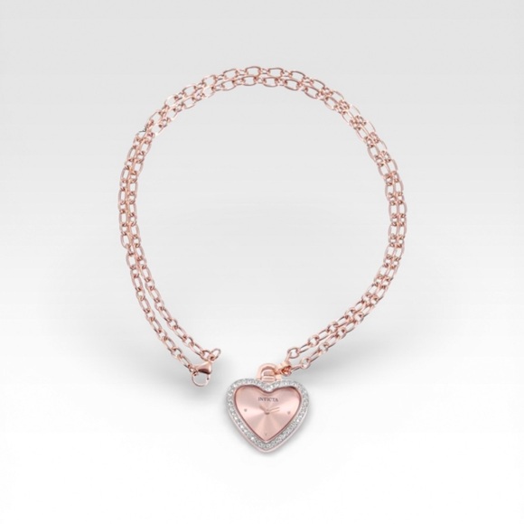 Invicta Mini Angel Women’s Necklace Watch – Rose Gold 27.5mm, New with Tags ✨ - Picture 5 of 5